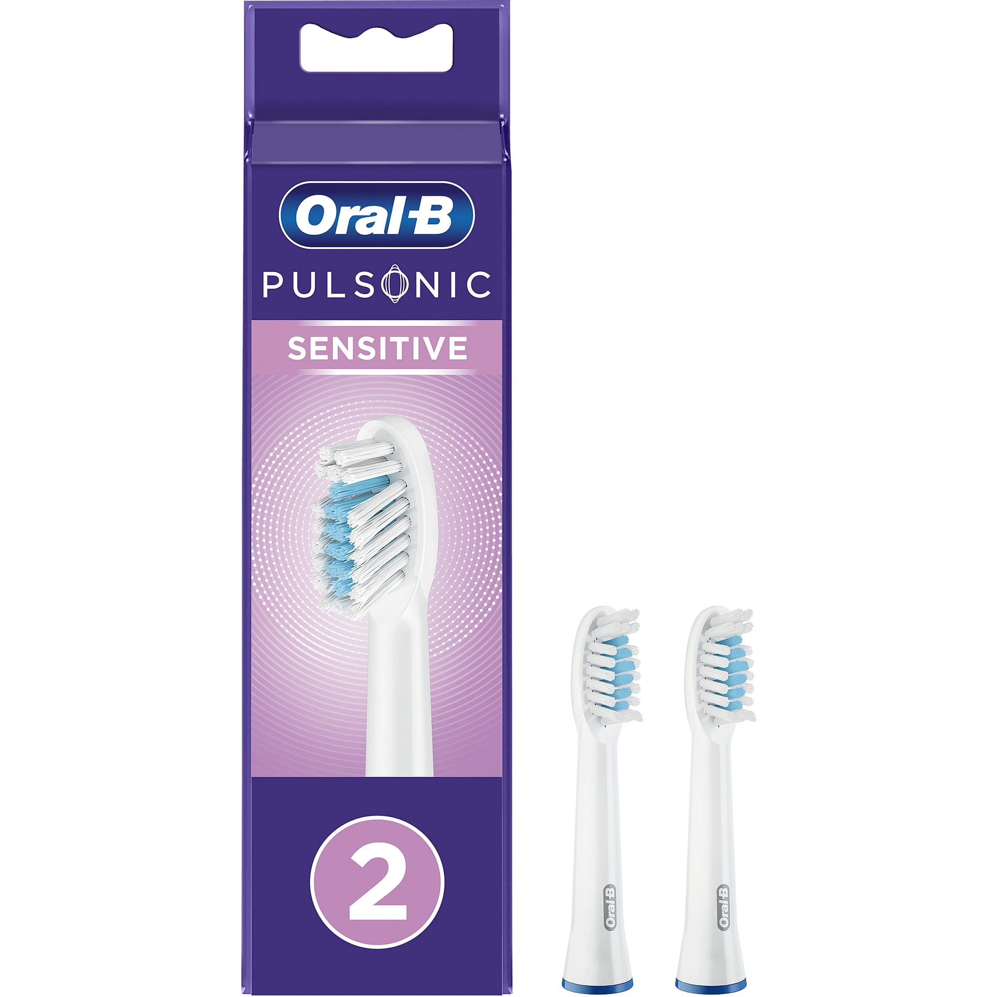 Сменные насадки Oral-B Pulsonic Sensitive, мягкие, для чувствительных дёсен, 2 шт