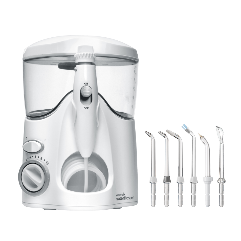 Ирригатор стационарный Waterpik WF-100 Ultra White, 6 насадок