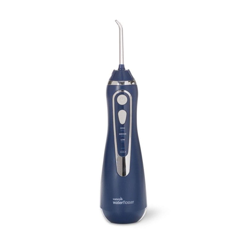 Ирригатор Waterpik WP-583 Cordless Advanced 2.0 Navy, беспроводной, 4 насадки