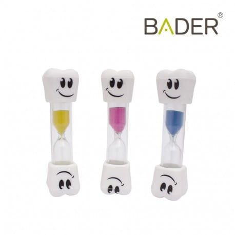 Песочные часы для чистки зубов Bader, зубик, 2 минуты, 20 шт
