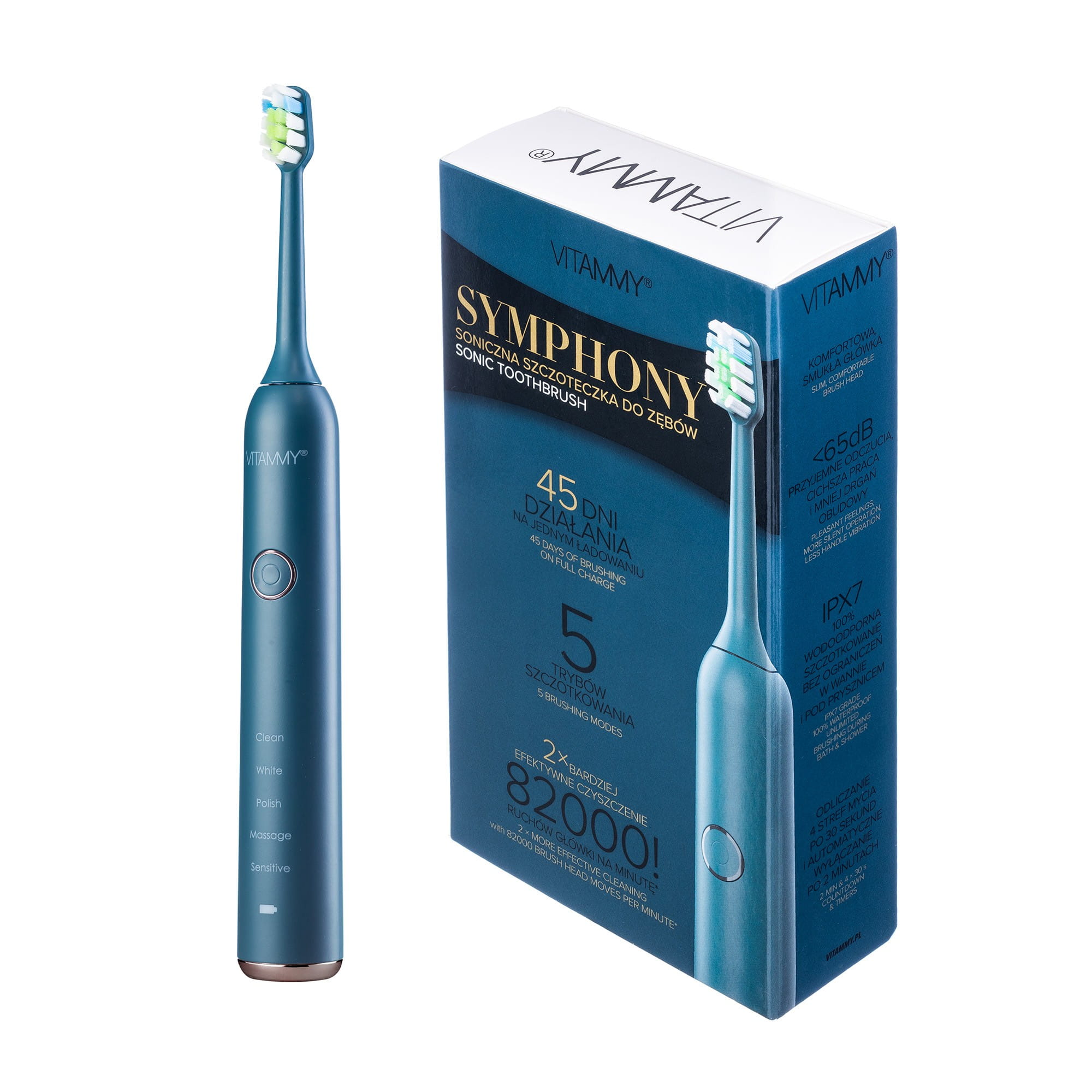 Звуковая зубная щётка Vitammy Symphony Navy Blue