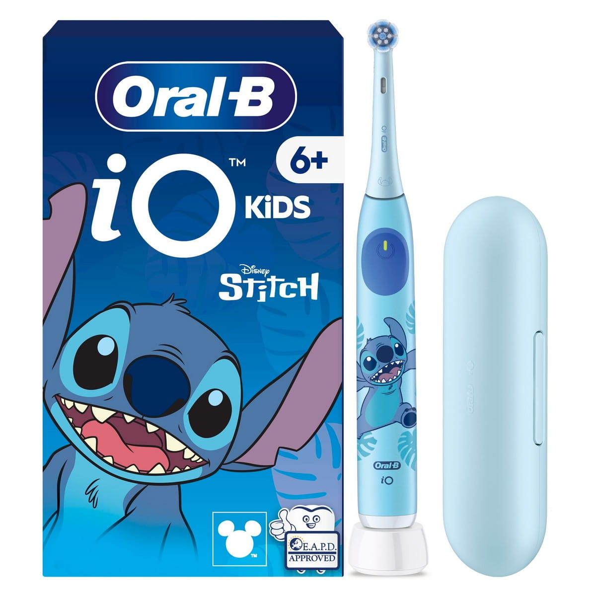 Электрическая зубная щётка для детей Oral-B iO Kids 6+ Disney Stitch, 3 режима, с 6 лет