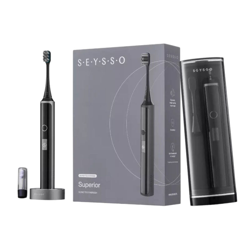 Звуковая зубная щётка Seysso Hypertech Superior, 5 режимов, до 8 недель работы
