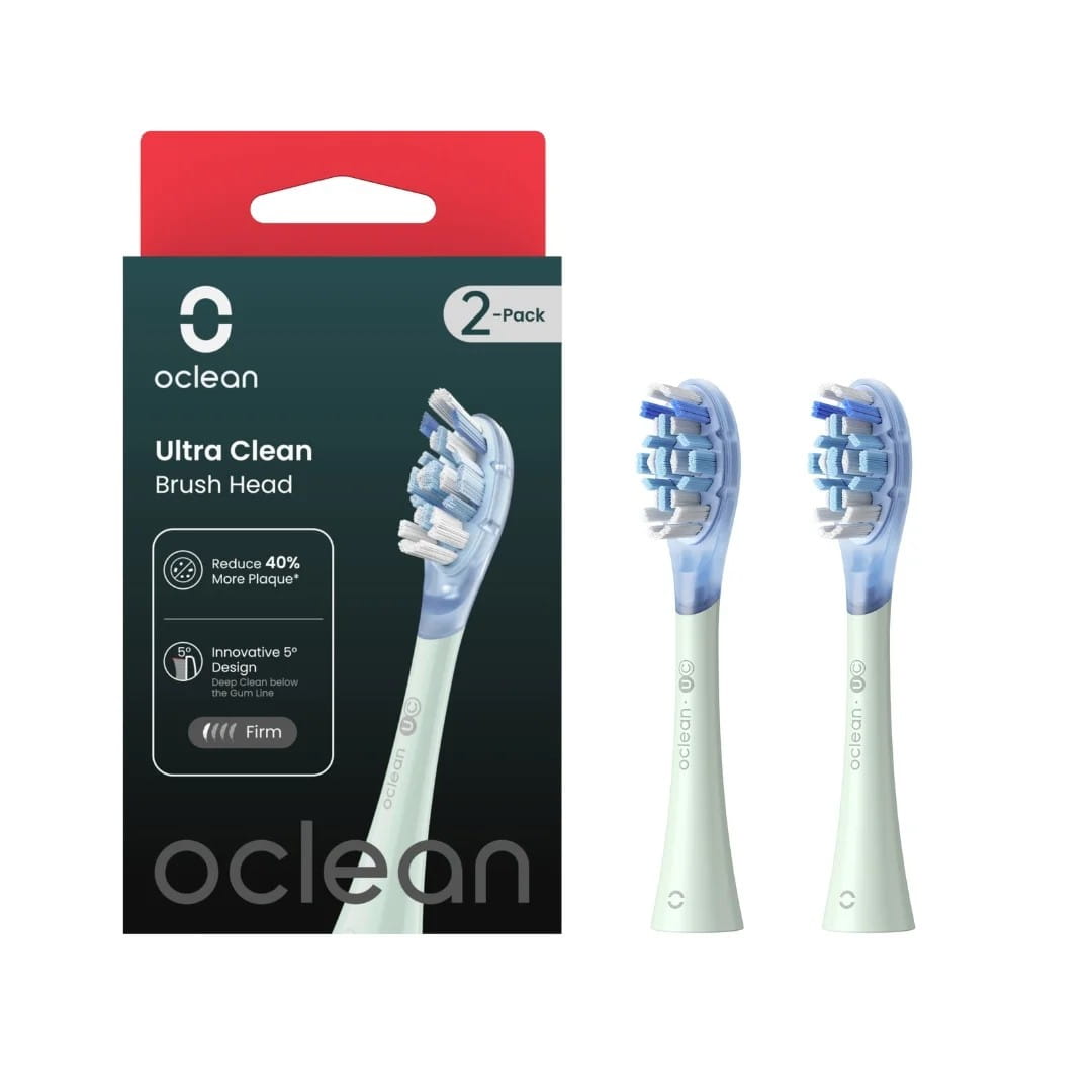 Сменные насадки Oclean Ultra Clean UC02 для щёток Oclean, мятные, 2 шт