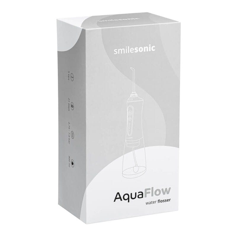 Ирригатор SmileSonic AquaFlow White, беспроводной