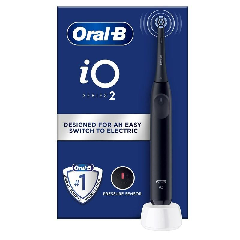 Электрическая зубная щётка Oral-B iO 2 Black, 3 режима