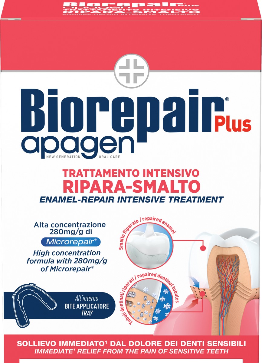 Средство для восстановления эмали Biorepair Plus Enamel Repair, для чувствительных зубов, 50 мл